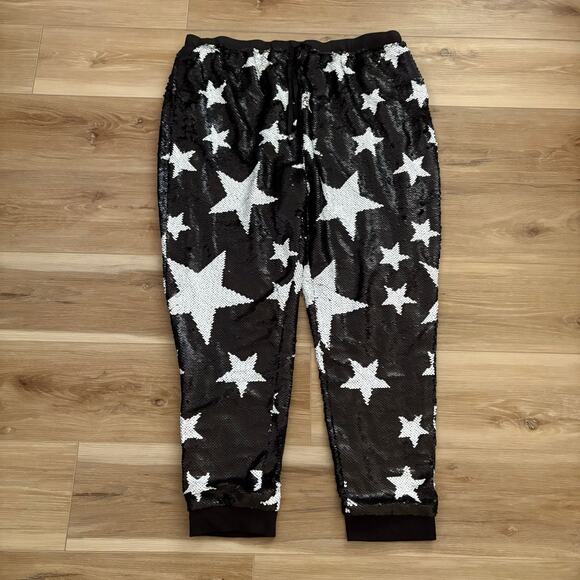 Any Old Iron Men’s Sparkle Star Joggers XXL - Picture 1 of 9